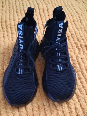 Black Sneaker Boot With Composite Safety Toe
